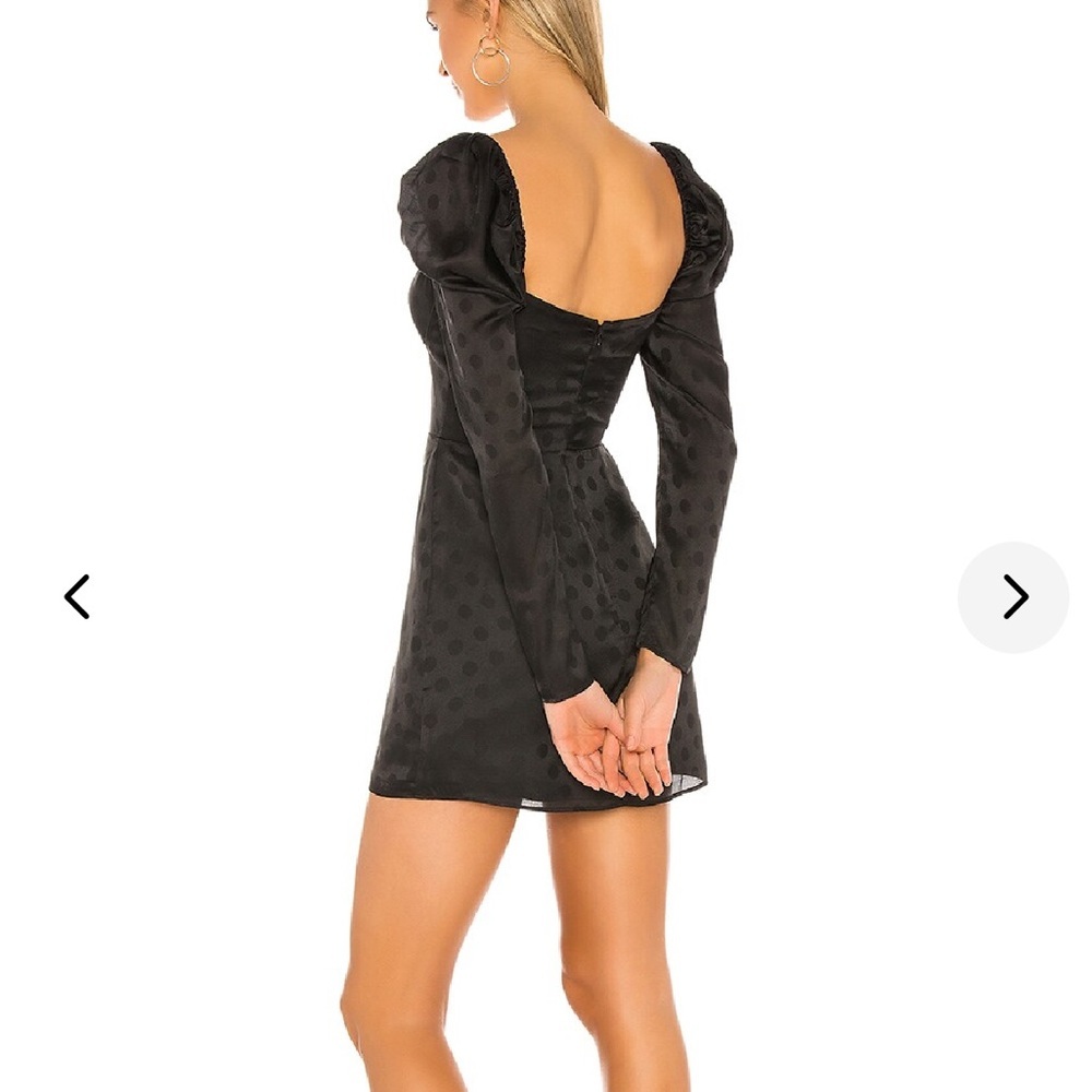 Lovers + Friends Black Corset Style Polka
Dot Dress - Picture 3 of 8